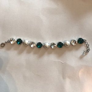 Crystal beaded bracelet